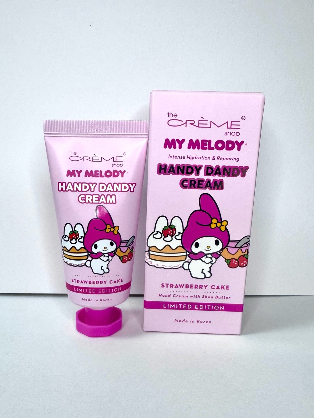The Crème Shop My Melody Handy Dandy Cream - Pink Strawberry Cake
